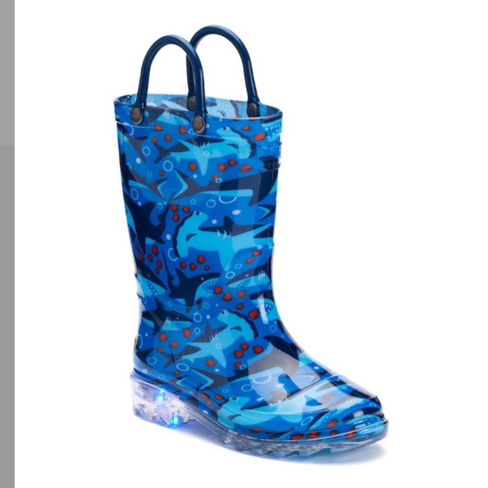 Lighted Rain Boots size 10